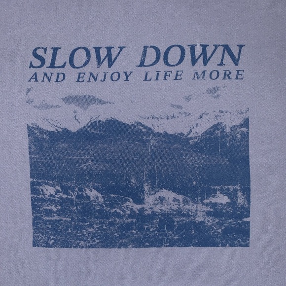 Wild Fable Mountain Periwinkle Hoodie - Picture 4 of 4